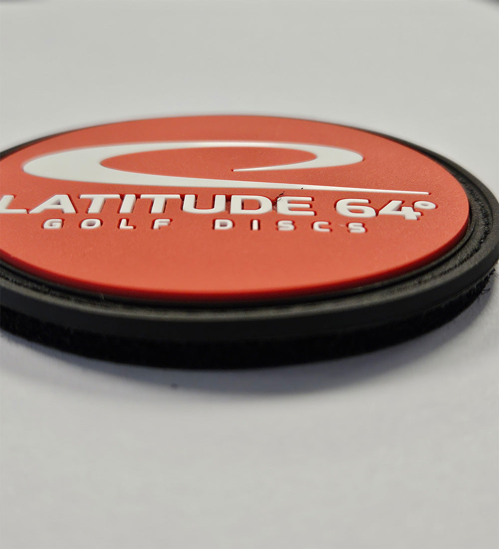 Latitude gummi velcro-mærke