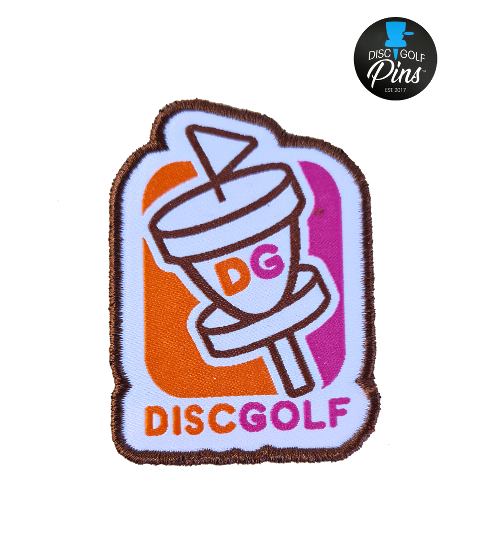 Dunkin' Disc Golf Patch