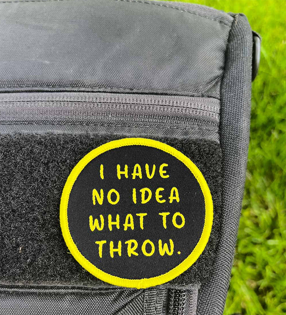 Ingen idé om, hvad jeg skal kaste med discgolf-mærker 
