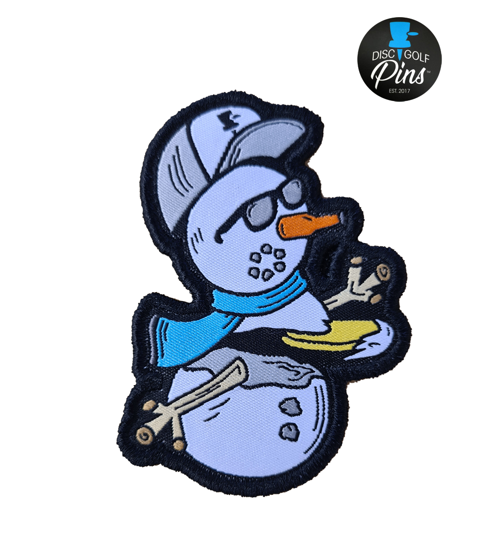 Snemand Vinter Disc Golf Patch 