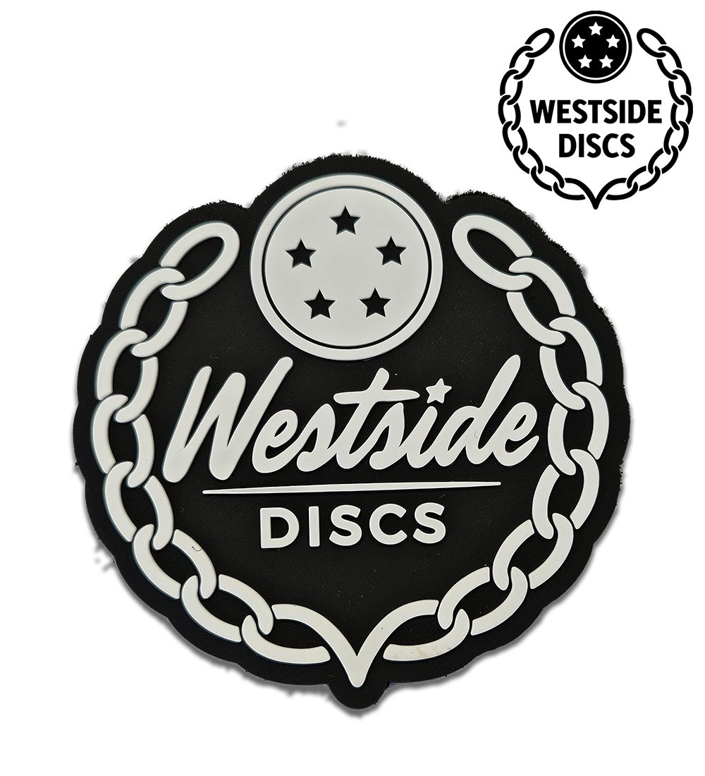 Westside Discs gummi velcro-mærke