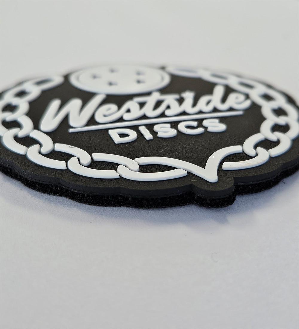 Westside Discs gummi velcro-mærke