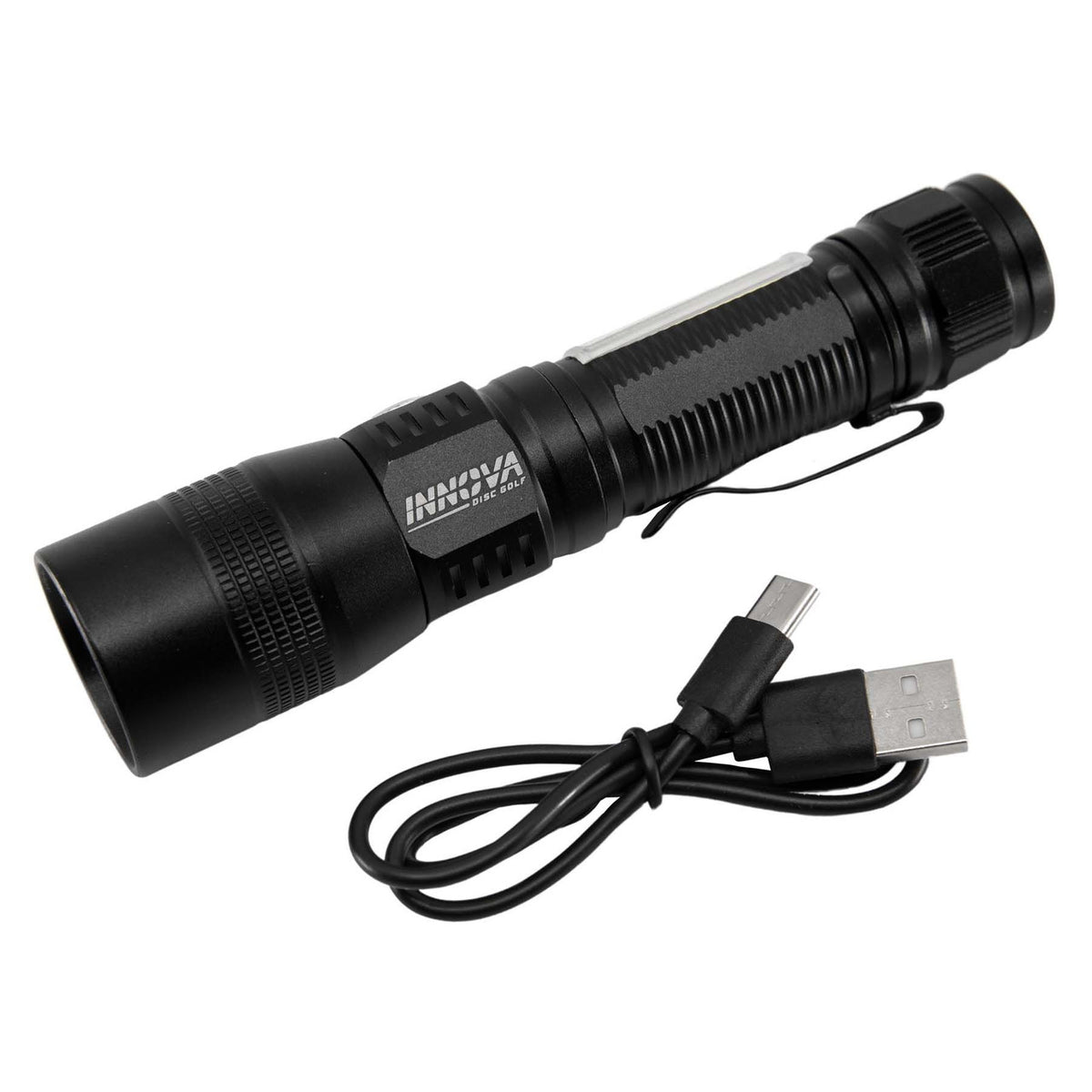 Innova LED/UV genopladelig lommelygte