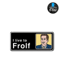 Jeg lever for at leve discgolf-pins