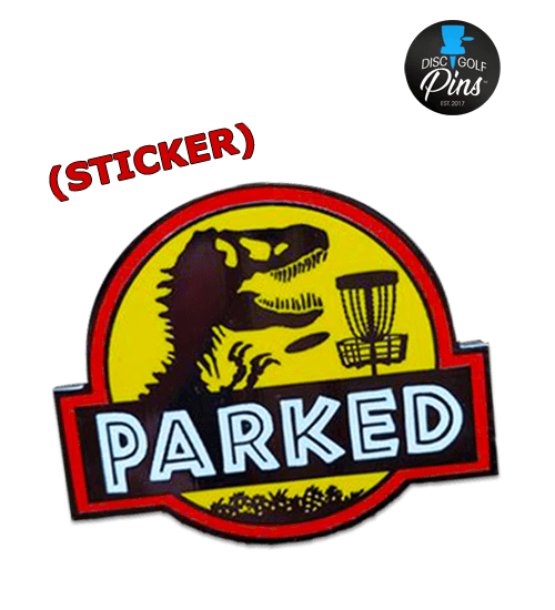 T-Rex parkeret klistermærke