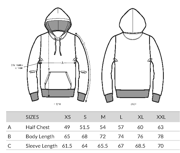 FPC Hættetrøje - The Finger (Unisex)